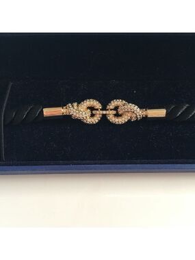 Swarovski gold bracelet